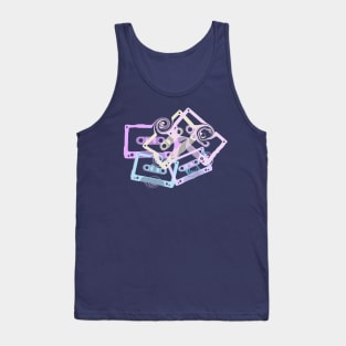 Melted Cassettes Illustration Tank Top